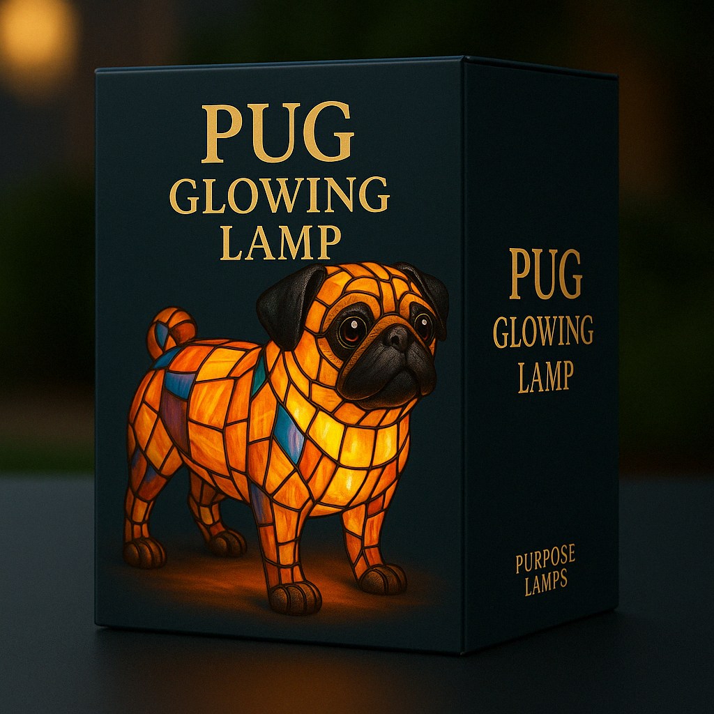 Pug Glowing Lamp