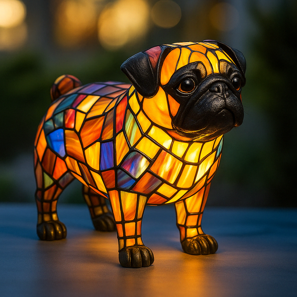 Pug Glowing Lamp