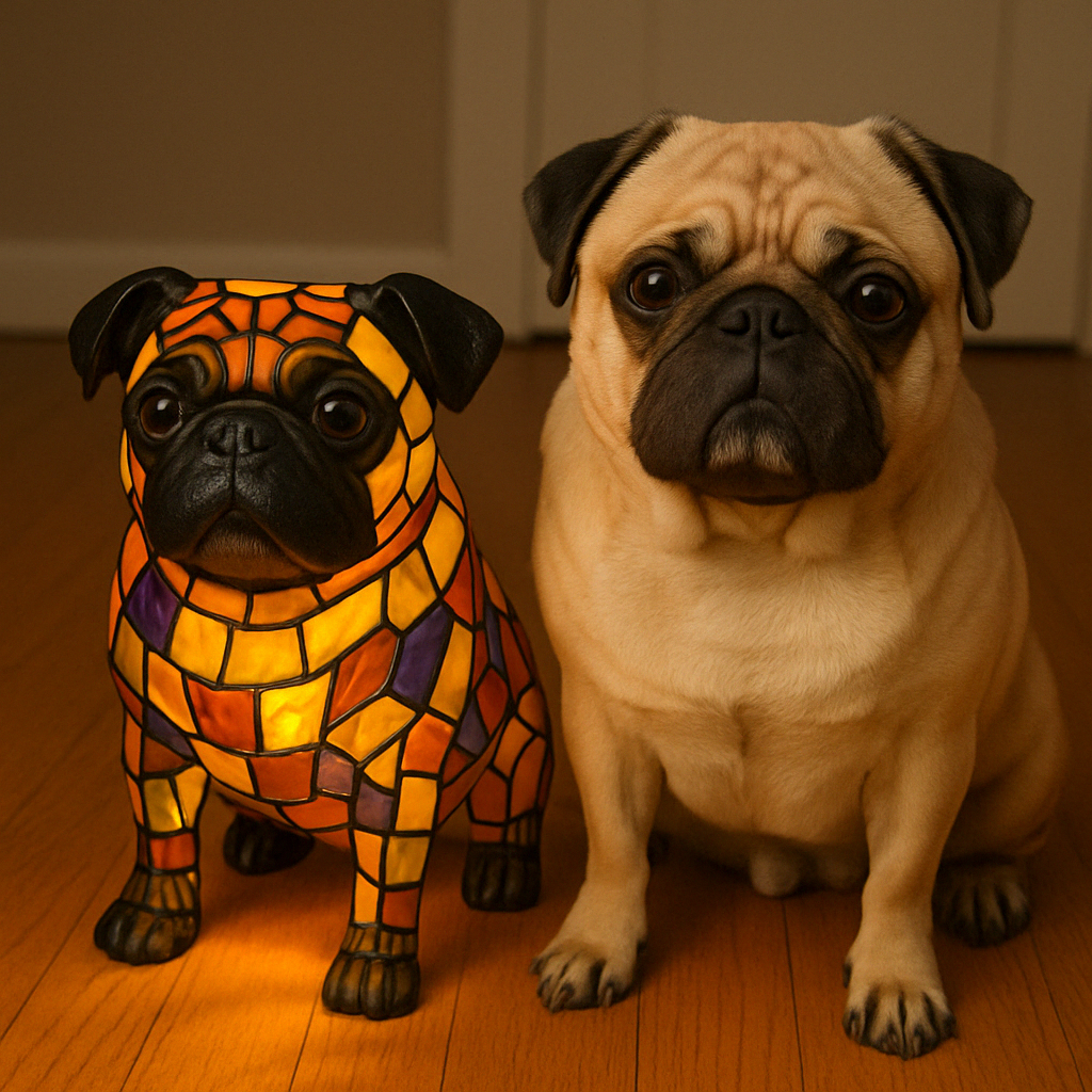 Pug Glowing Lamp