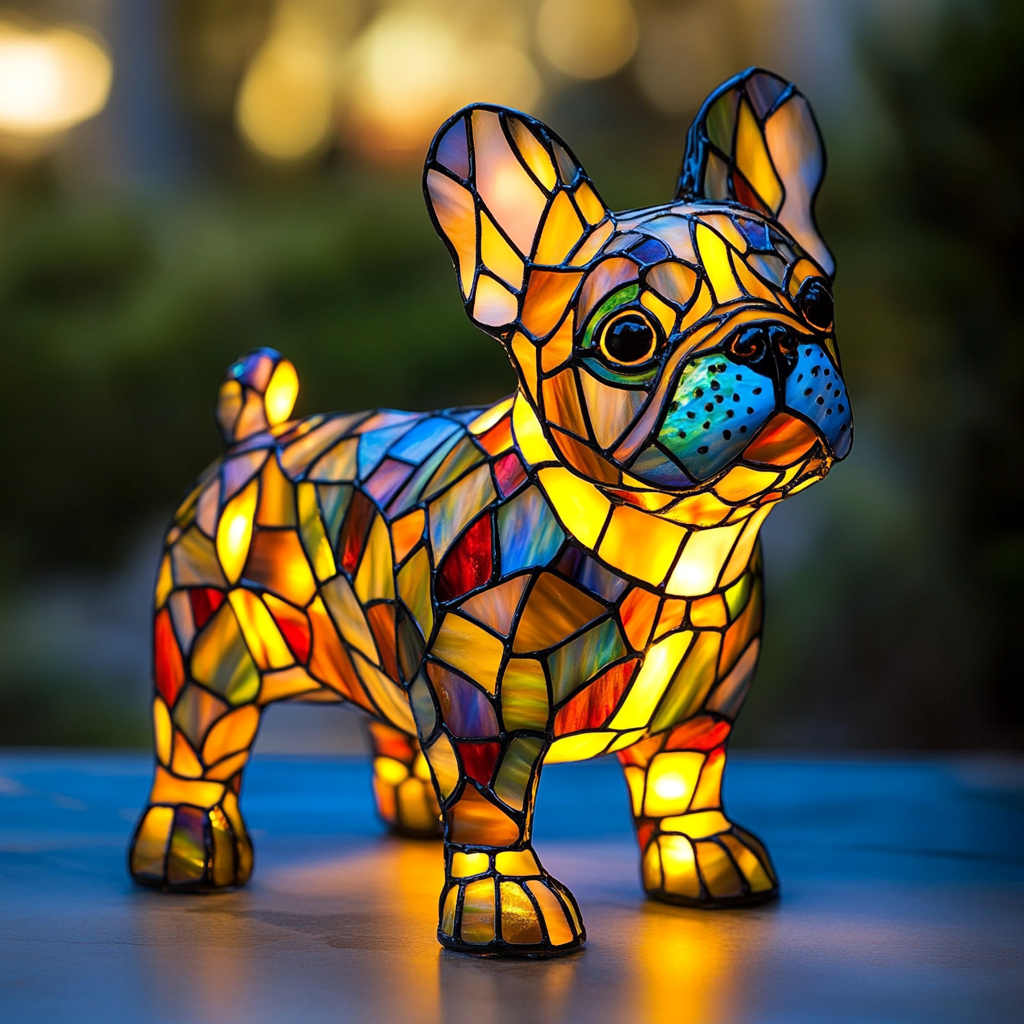French Bulldog Glowing Lamp